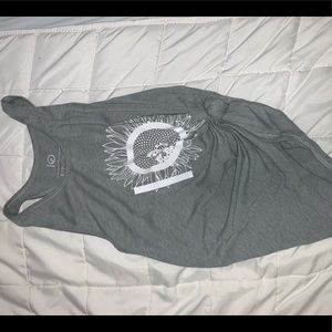 Tentree tank with knitted side